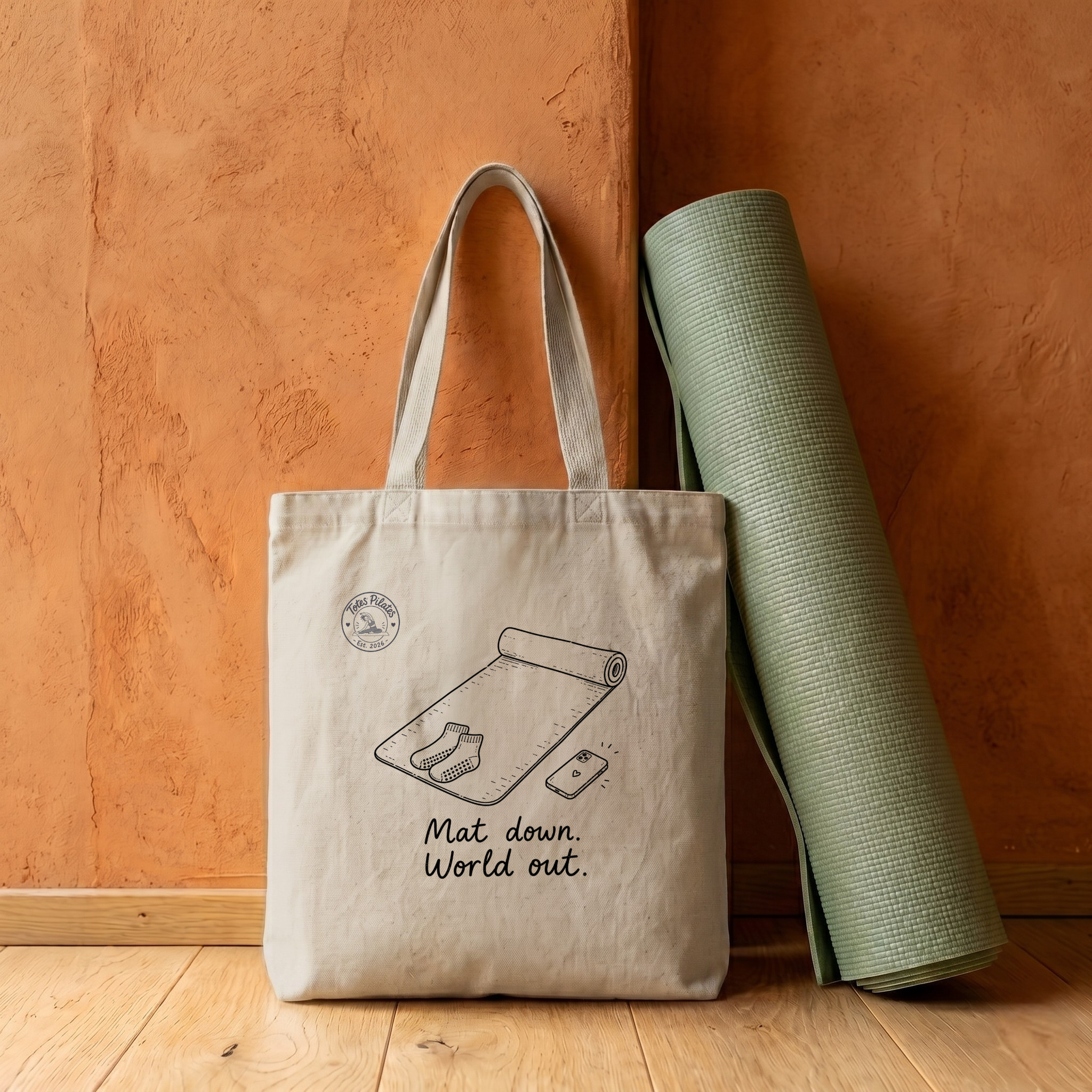 Mat Down, World Out | TotesPilates